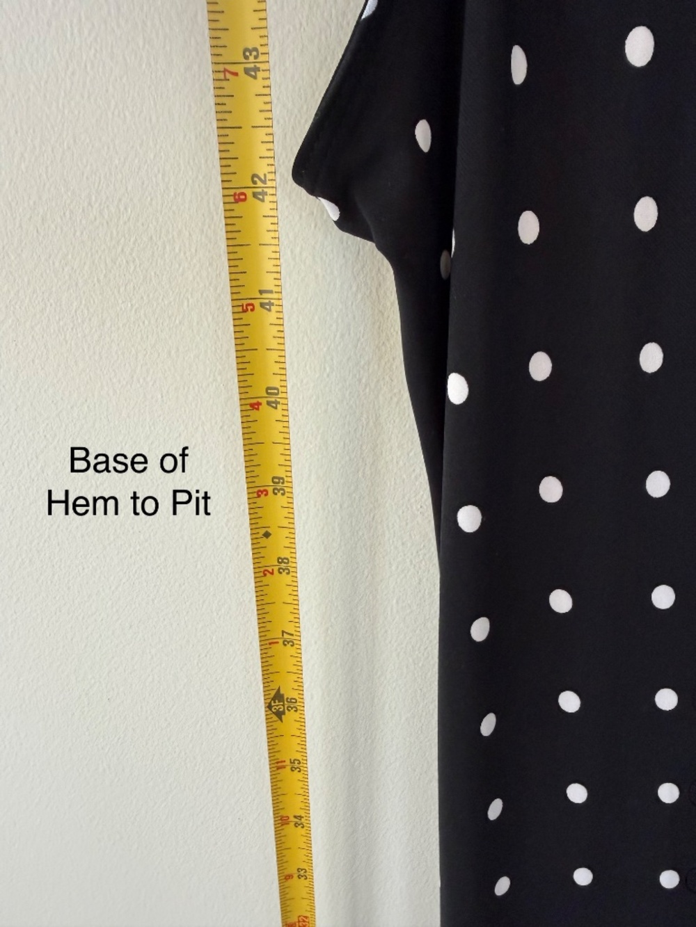 ⚫⚪ NWT Sun Kim Jessica Polka Dot Maxi Dress Size L Made in USA ⚪⚫ - Picture 9 of 9